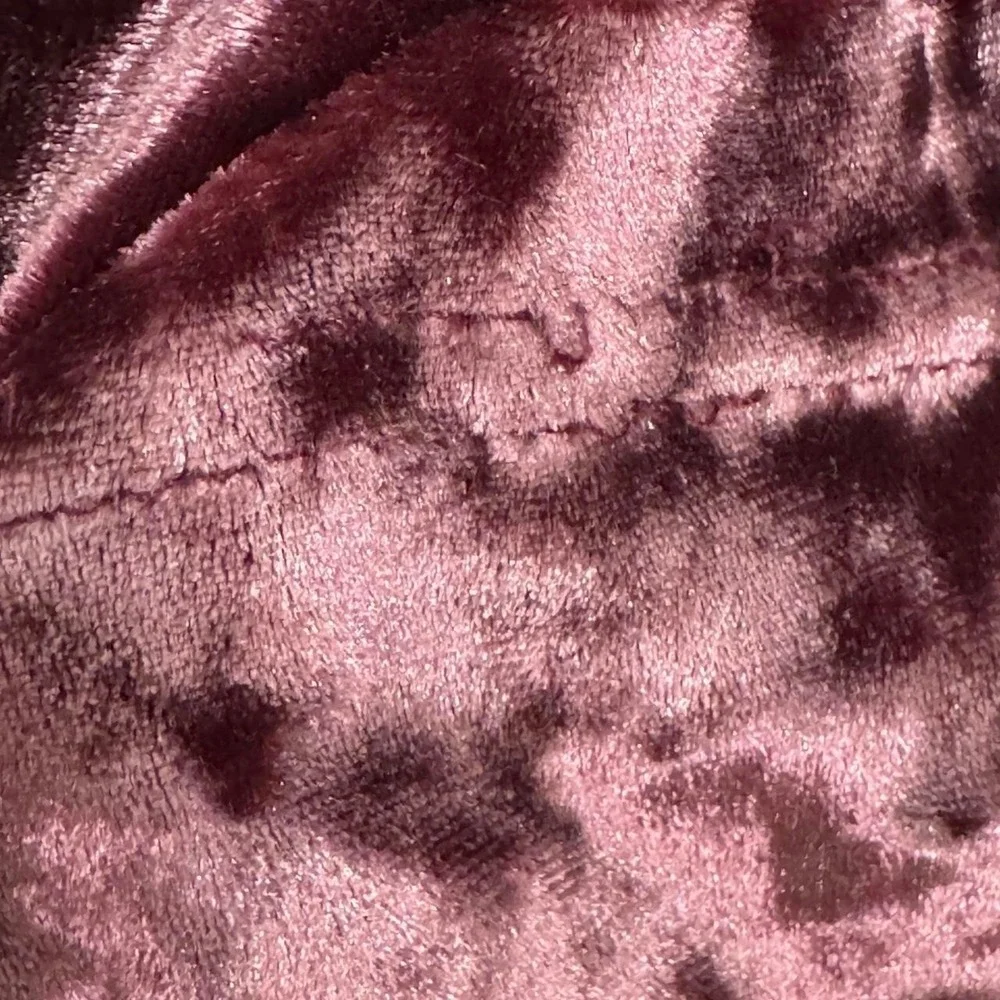 Free People Intimately Crushed Velour Mini Slip Dress Sz S Pink Club Party‎ NWT